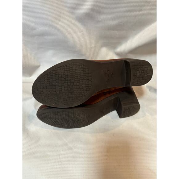 Dansko Womens Cagney Brown Burnished Nubuck Zip Ankle Boots sz 37 / 6.5 - 7 - Picture 5 of 6